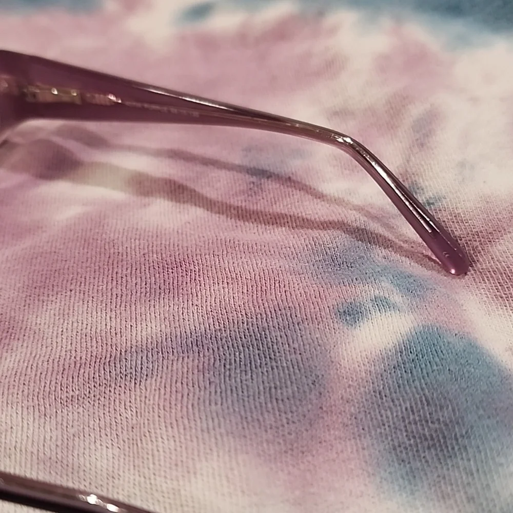 #MYHASHTAG# - Classy Black and Purple with Pink Rhinestones Girls eyeglass frame